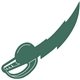 a dark green 342 foam lightning sword cheering stick