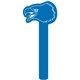 a blue 300 promotional eagle shaped foam waver