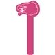a hot pink 226 promotional eagle shaped foam waver