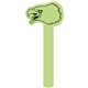 a lime green 367 promotional eagle shaped foam waver