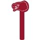 a maroon 202 promotional eagle shaped foam waver
