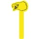 a yellow u promotional eagle shaped foam waver