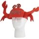 a group of crab band novelty foam hat