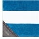 aerial view a porto navy pocket beach towel, image 1 of 7