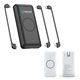 a group of chi - charge pro 10, 000 mah power bank