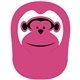 a hot pink 226 monkey popup visor