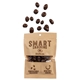 a group of fairtrade dark chocolate raisins in compostable kraft pouch