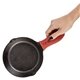 a group of cast iron lodge(r) skillet with silicone custom handle