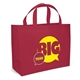 aerial view a red giant saver tote bag - 4- color heat transfer, image 1 of 4
