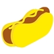 aerial view a group of foam hot dog novelty hat, image 4 of 4