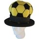 a group of silly soccer ball foam hat