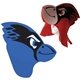 a group of foam bird novelty hat