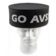 a group of large foam hockey puck hat