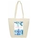 a group of 10 oz canvas tote bag - 17.75x15.75 inch