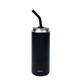 aerial view a black perka(r) cooley 20 oz vacuum insulated hot / cold tumbler, image 1 of 5