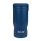 aerial view a blue liquid fusion(r) icy bev kooler(r) 4- in -1 double wall stainless steel can cooler / tumbler, image 1 of 5