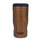 aerial view a brown liquid fusion(r) icy bev kooler(r) 4- in -1 double wall stainless steel can cooler / tumbler, image 1 of 5