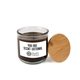 a group of recycled glass aromatherapy candle with cork lid