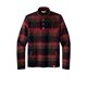 aerial view a red plaid russell outdoors(tm) basin snap pullover, image 1 of 5