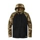 aerial view a black/ realtree edge russell outdoors(tm) realtree(r) performance colorblock full - zip hoodie, image 1 of 5