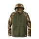 aerial view a olive drab green/ realtree edge russell outdoors(tm) realtree(r) performance colorblock full - zip hoodie, image 1 of 5