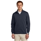 aerial view a night navy brooks brothers(r) double - knit 1/4- zip, image 1 of 5
