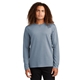 aerial view a flint blue heather district(r) featherweight french terry(tm) long sleeve crewneck, image 1 of 5