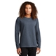aerial view a washed indigo district(r) featherweight french terry(tm) long sleeve crewneck, image 1 of 5
