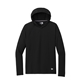 aerial view a black new era(r) power long sleeve hoodie, image 1 of 5