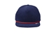 aerial view a midnight navy/ red spacecraft explorer cap, image 1 of 4