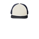 aerial view a midnight navy/ white spacecraft trucker cap, image 1 of 4