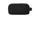 aerial view a black brooks brothers(r) wells dopp kit, image 1 of 3