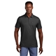 aerial view a black heather travismathew oceanside heather pocket polo, image 1 of 5