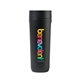 aerial view a matte black corkcicle(r) commuter cup - 17 oz, image 1 of 8