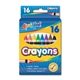 a assorted colorful set of 16 crayons