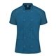 aerial view a teal/ teal mesh chef designs - womens airflow raglan chef coat, image 1 of 3