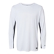 aerial view a white oakley - team issue hydrolix long sleeve t - shirt, image 1 of 3