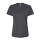 aerial view a charcoal next level - womens cvc relaxed t - shirt, image 1 of 3