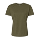 aerial view a military green next level - womens cvc relaxed t - shirt, image 1 of 3