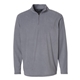 aerial view a graphite augusta sportswear - eco revive(tm) micro - lite fleece quarter - zip pullover, image 1 of 3