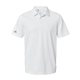 aerial view a white adidas - micro pique polo, image 1 of 3
