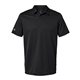 aerial view a black adidas - micro pique polo, image 1 of 3