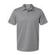 aerial view a grey three adidas - micro pique polo, image 1 of 3