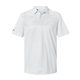 aerial view a white adidas - camo chest print polo, image 1 of 3