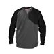 a charcoal/ black alleson athletic - field batters jacket