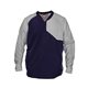 a navy/ grey alleson athletic - field batters jacket