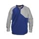 a royal/ grey alleson athletic - field batters jacket