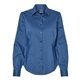 aerial view a smokey blue van heusen - womens ultra wrinkle free shirt, image 1 of 3