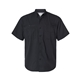 aerial view a black paragon - mens hatteras performance short sleeve fishing shirt, image 1 of 3