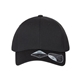 aerial view a black atlantis headwear - sustainable structured cap, image 1 of 3